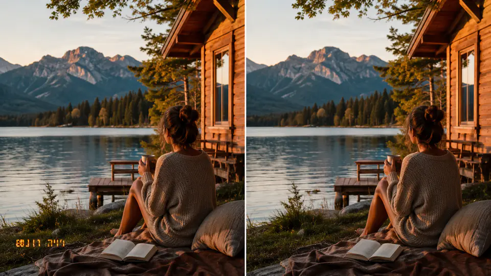 One Simple Way to Remove Date Stamps on Photos